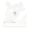 Set 2 Porta Zampirone in Metallo - 20x15x5 Cm - Farfalle