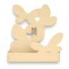 Set 2 Porta Zampirone in Metallo - 20x15x5 Cm - Farfalle