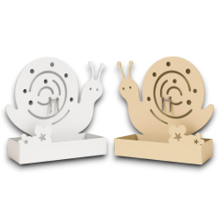 Set 2 Porta Zampirone in Metallo - 20x15x5 Cm - Chiocchiola