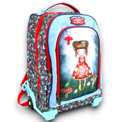 Santoro Gorjuss - Zaino Trolley Little - Mushroom - 46x34x22 cm