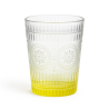 Set di 6 Bicchieri in Vetro - Colorato - 280 Ml - 10x8x8 cm