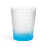 Set di 6 Bicchieri in Vetro - Colorato - 280 Ml - 10x8x8 cm