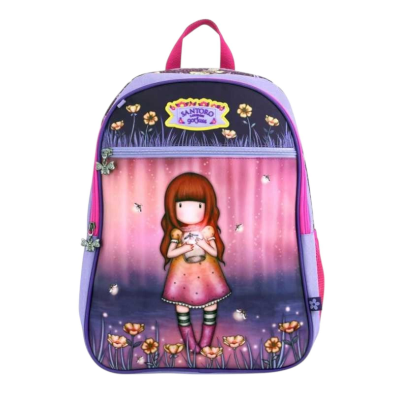 Santoro - Zaino Large - 3 Cerniere - Firefly Dawn - 33 x 43,5 x 20 cm.