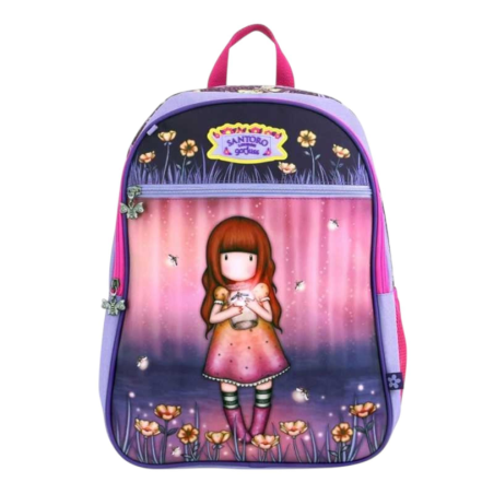 Santoro - Zaino Large - 3 Cerniere - Firefly Dawn - 33 x 43,5 x 20 cm.