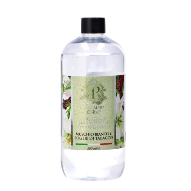 Star - Ricarica Per Profumatori - 500 ML - Muschio Bianco e Foglie Tab