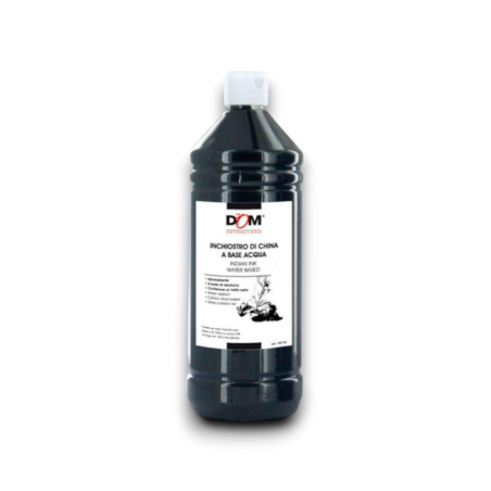 Inchiostro di China - Acrilico a Base di Acqua - Nero - 250 ML