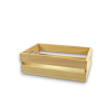  Set 3 Cassette in Legno Bianco Impilabili, misure 22x12x7cm, 26x16x8,