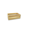  Set 3 Cassette in Legno Bianco Impilabili, misure 22x12x7cm, 26x16x8,