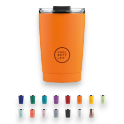 Cool Bottles - Tumbler - Bicchiere Termico con Coperchio - 330 ML - Ar