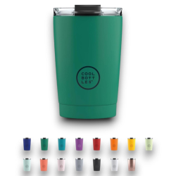Cool Bottles - Tumbler - Bicchiere Termico con Coperchio - 330 ML - Ve