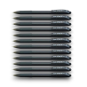 Pentel Feel It -  12 Penna a sfera - Nero - 0.7 mm