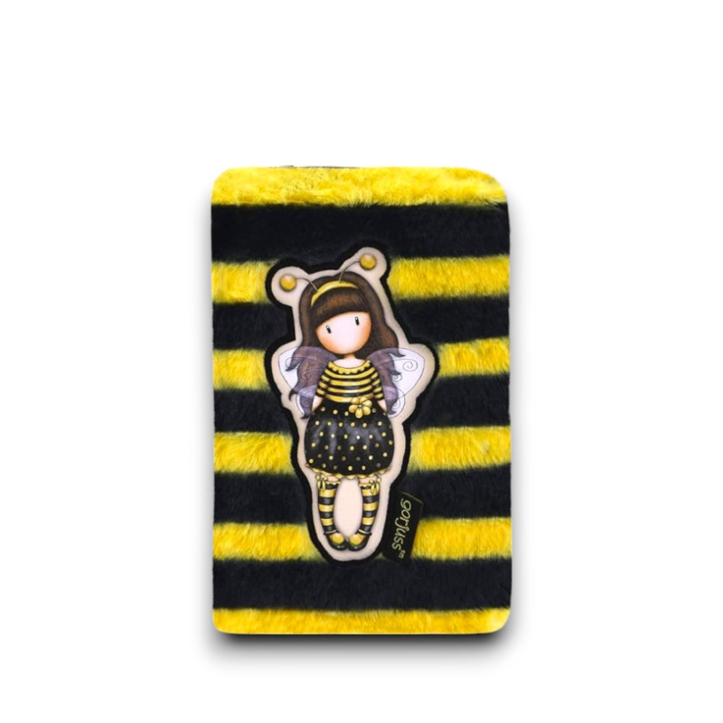 Santoro - Portafoglio con Cerniera - H2 - Bee-Loved - Giallo e Nero