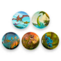 Ergobag - Set Kletties - 5 Patch - Dinosaur Park - SCONTO