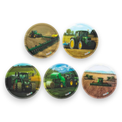 Ergobag - Set Kletties - 5 Patch - Farm Machines 