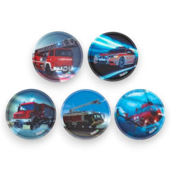 Ergobag - Set Kletties - 5 Patch - Fire Brigade - SCONTO