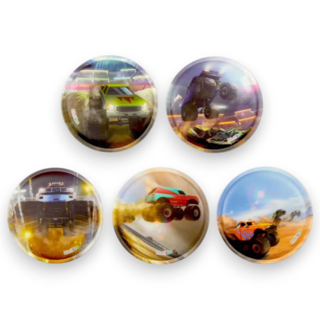 Ergobag - Set Kletties - 5 Patch - Monstertrucks