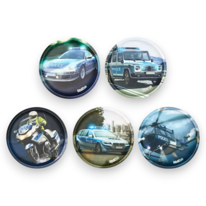 Ergobag - Set Kletties - 5 Patch - Police