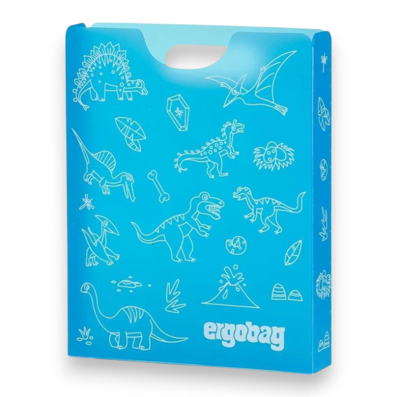 Ergobag - Scatola Porta Quaderni - 24x31x5 Cm -  Dinosaurs - SCONTO