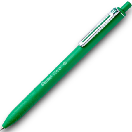 Pentel Izee - 12 Penne a Sfera a Scatto - 0.7 MM - Verde