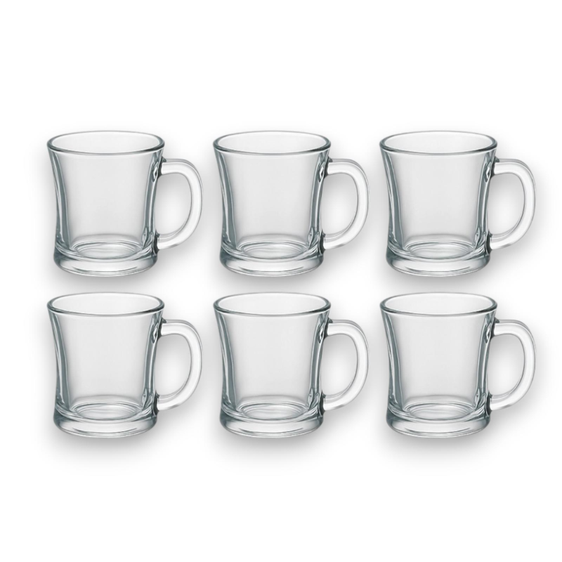 Set 6  Bicchierini in Vetro - 90 ML