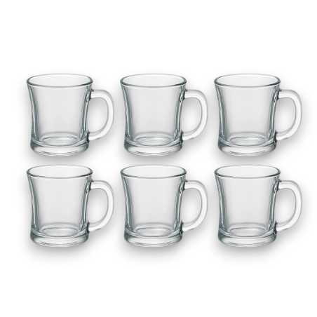 Set 6  Bicchierini in Vetro - 90 ML