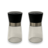 Set 2 Pezzi Macina Pepe e Sale - Vetro - 250 Gr - 13x6.5x6.5 cm