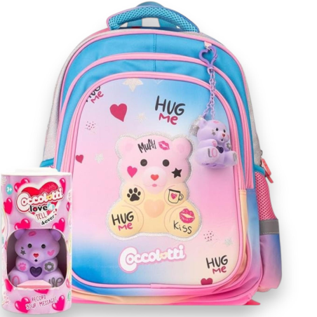 Coccolotti - Zaino Scuola - Schienale Ergonomico - 25 LT - 44x34x17 cm
