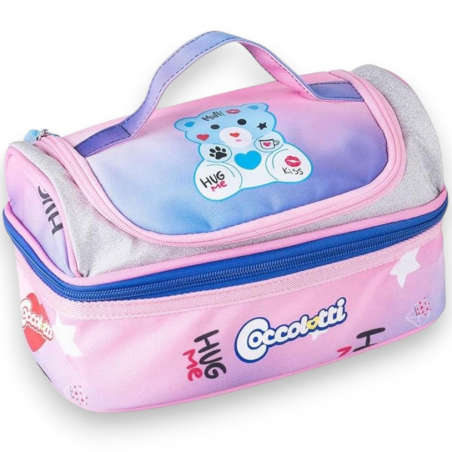 Coccolotti - Lunch Bag - 5 LT - 25x13x15 cm - Love Azzurro