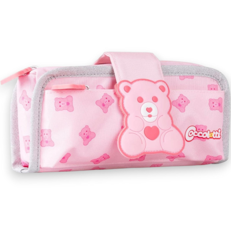 Coccolotti - Astuccio Porta Penne 2 in 1 - Doppio Scomparto con Zip - 