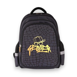 Geolier - Zaino Scuola Spallacci Regolabili - 26 L - Cuffie in Omaggio