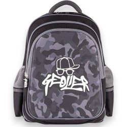 Geolier - Zaino Scuola Spallacci Regolabili - 26 L - Cuffie in Omaggio