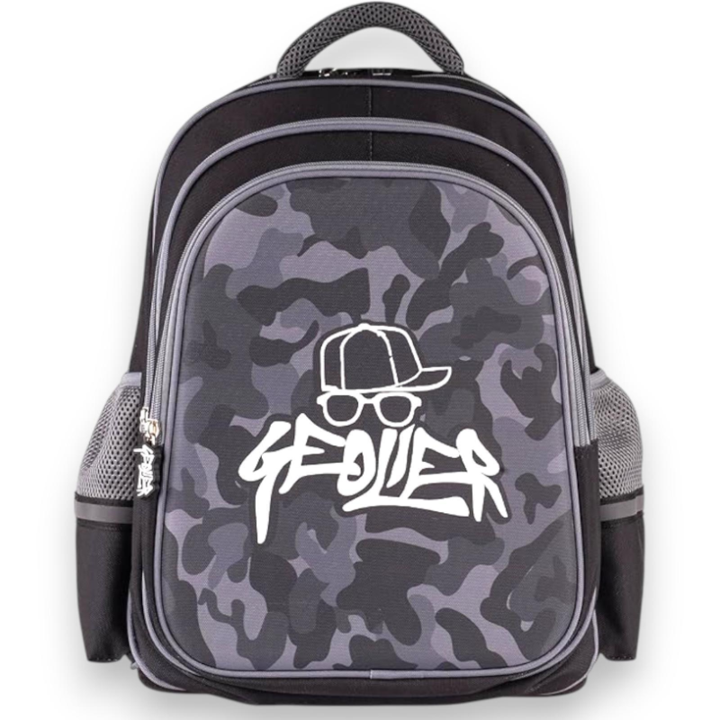 Geolier - Zaino Scuola Spallacci Regolabili - 26 L - Cuffie in Omaggio