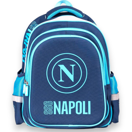 Napoli - Zaino Scuola - Spallacci Regolabili - Borraccia in Omaggio - 