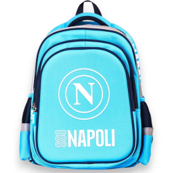 Napoli - Zaino Scuola - Spallacci Regolabili - Borraccia in Omaggio - 