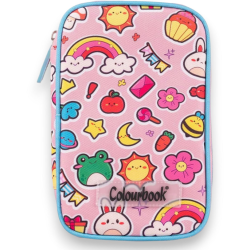 Colourbook - Astuccio Completo 3 Zip Abstract - Stickers 