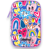 Colourbook - Astuccio Completo 3 Zip Abstract - Cute