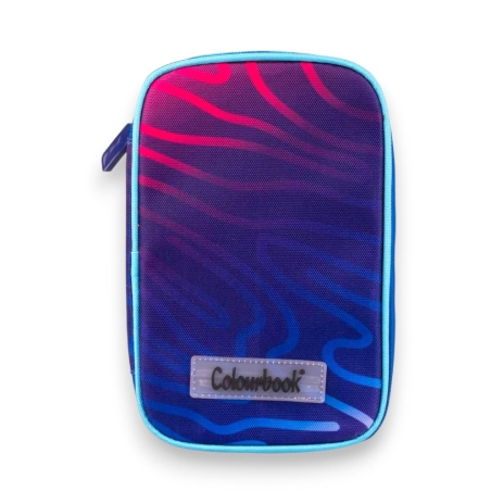 Colourbook - Astuccio Completo 3 Zip Abstract - Light