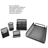 Set Ufficio in Metallo - 5 pz - Nero