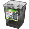 Set ufficio in metallo scrivania Lebez Nero - 6 pz