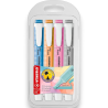 Stabilo - Astuccio 4 Evidenziatori Cool Pastel - 1mm/4mm