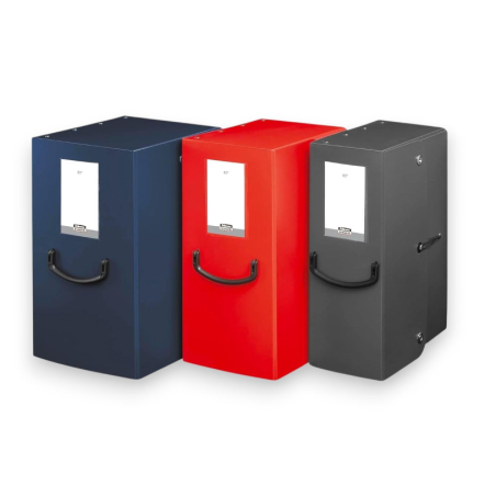Fellowes - Raccoglitore Pick Up - D.12 cm - Rosso