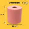 Rotolo Tulle - 12,5 cm x 100 mt - Rosa Antico