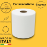 Rotolo Tulle - 12,5 cm x 100 mt - Bianco