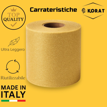 Rotolo Tulle - 12,5 cm x 100 mt - Oro Glitter