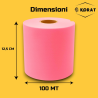 Rotolo Tulle - 12,5 cm x 100 mt - Rosa