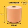 Rotolo Tulle - 12,5 cm x 100 mt - Rosa Pesca