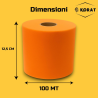 Rotolo Tulle - 12,5 cm x 100 mt - Arancione