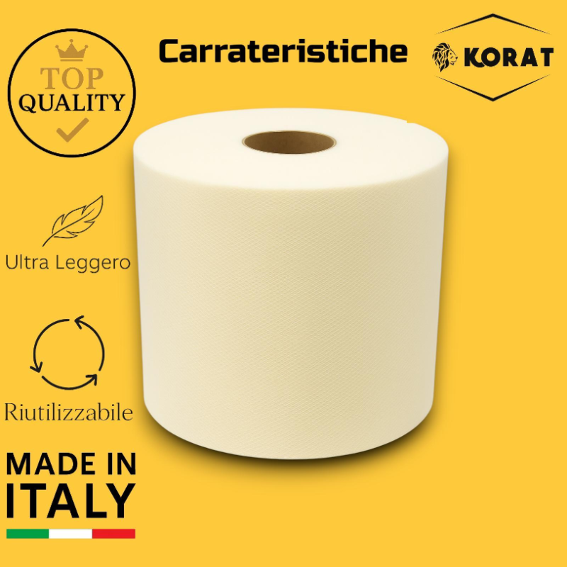 Rotolo Tulle - 12,5 cm x 100 mt - Panna