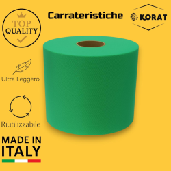 Rotolo Tulle - 12,5 cm x 100 mt - Verde Smeraldo