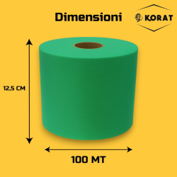 Rotolo Tulle - 12,5 cm x 100 mt - Verde Smeraldo